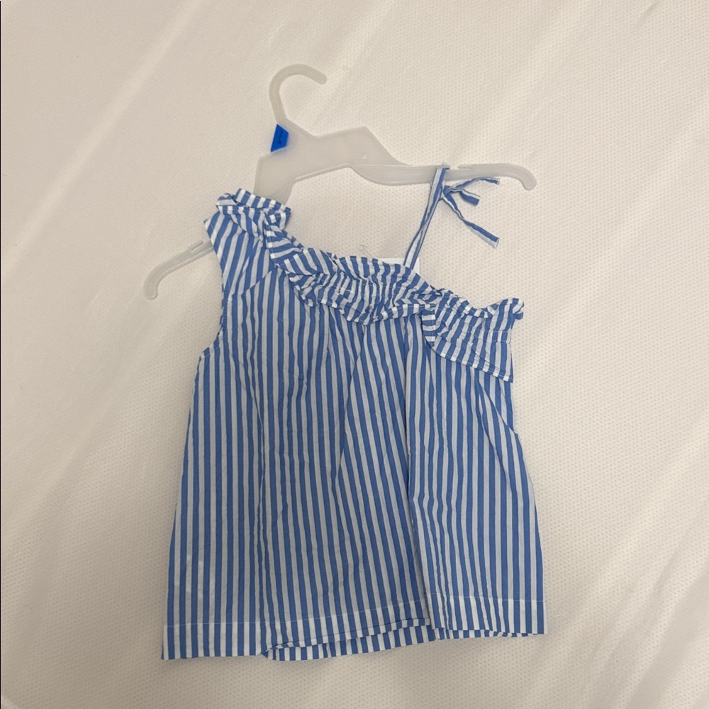 J. Crew Blue and White Striped Kids Blouse
